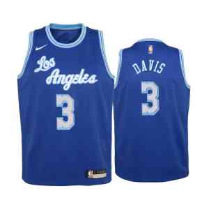 Anthony Davis Los Angeles Lakers Throwback Jersey