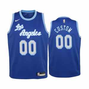 Custom Los Angeles Lakers Throwback AUTHENTIC Jersey