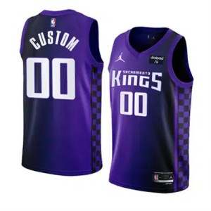 Custom Sacramento Kings 2023-24 Statement Jersey