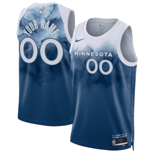 Custom Minnesota Timberwolves 2023-24 City Edition Jersey