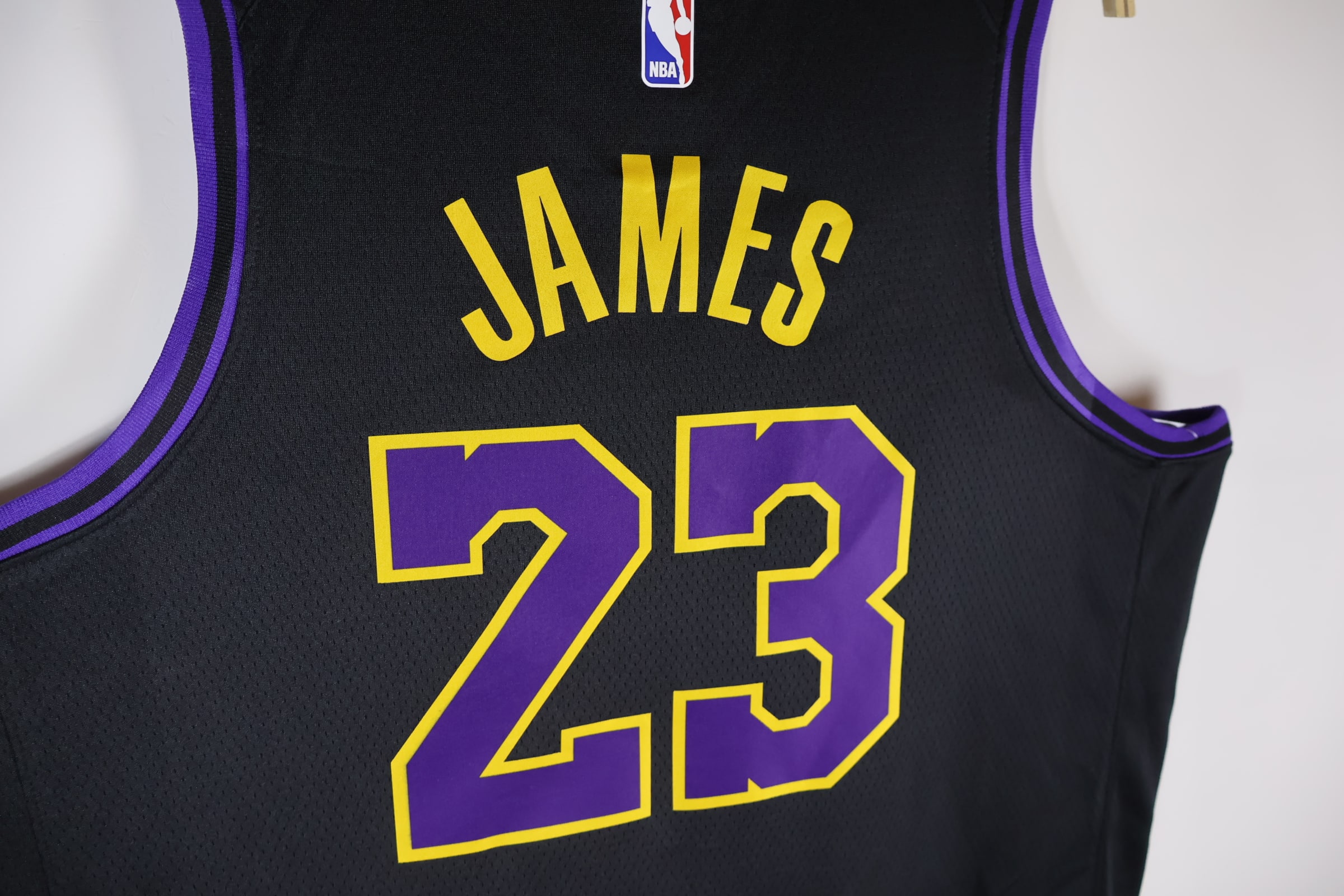 Custom Los Angeles Lakers 2023-24 City Edition Jersey - Image 3