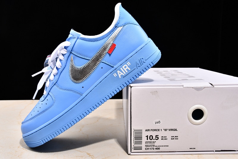 Air Force Low 1 Off-White MCA University Blue - Image 2