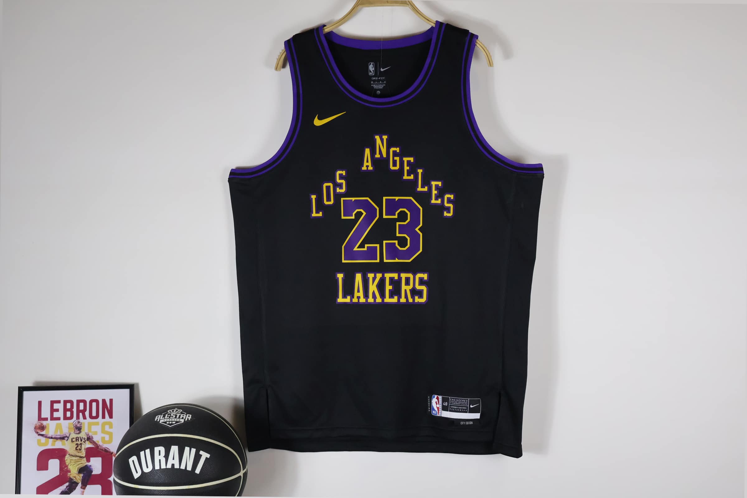 Custom Los Angeles Lakers 2023-24 City Edition Jersey - Image 2