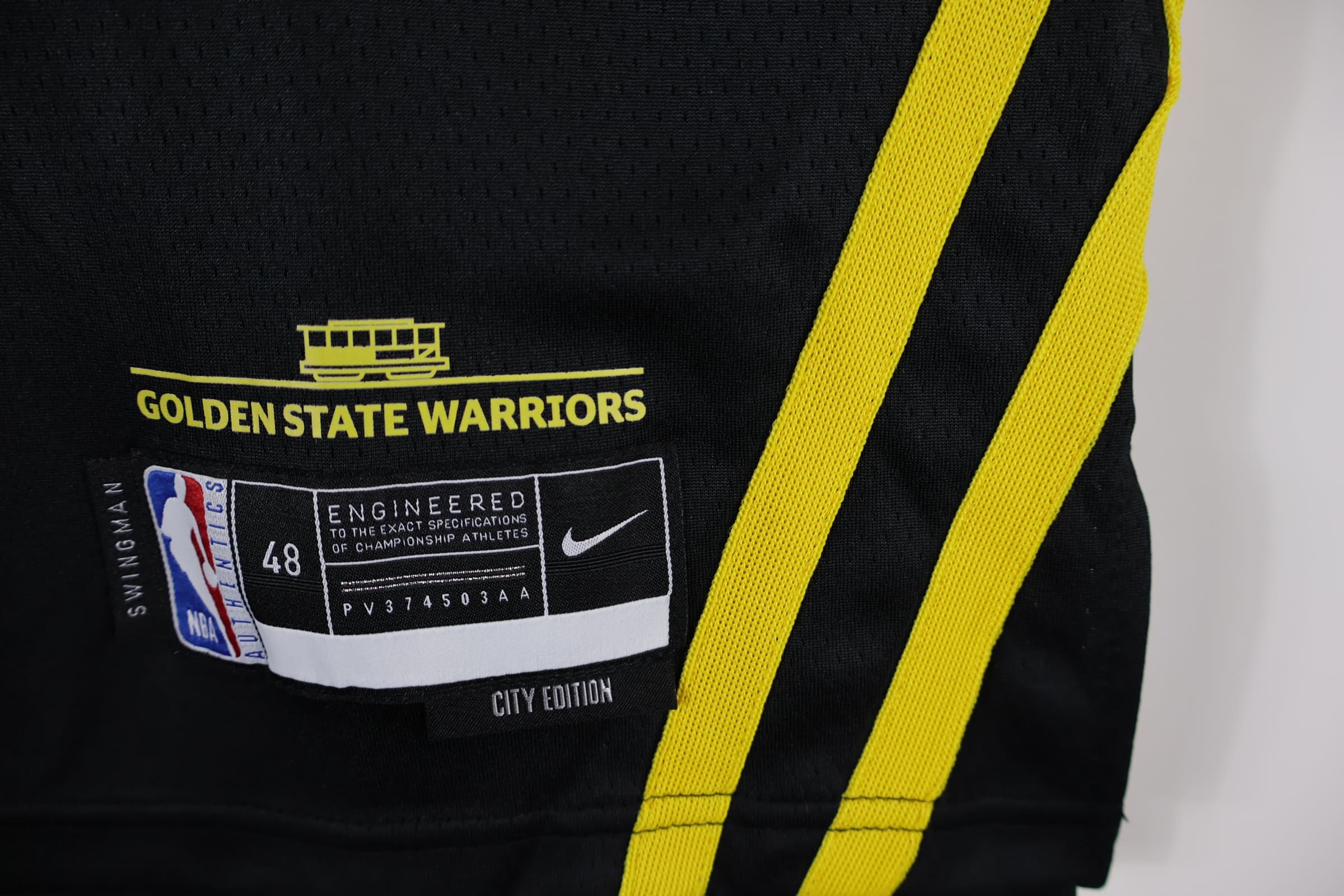 Custom Golden State Warriors 2023-24 City Edition Jersey - Image 3