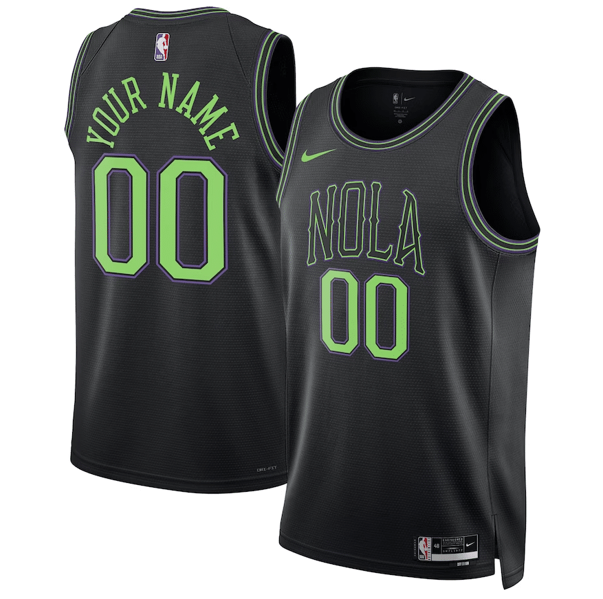 Custom New Orleans Pelicans 2025-26 City Edition Jersey