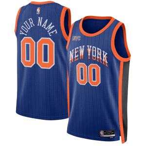 Custom New York Knicks 2023-24 City Edition Jersey