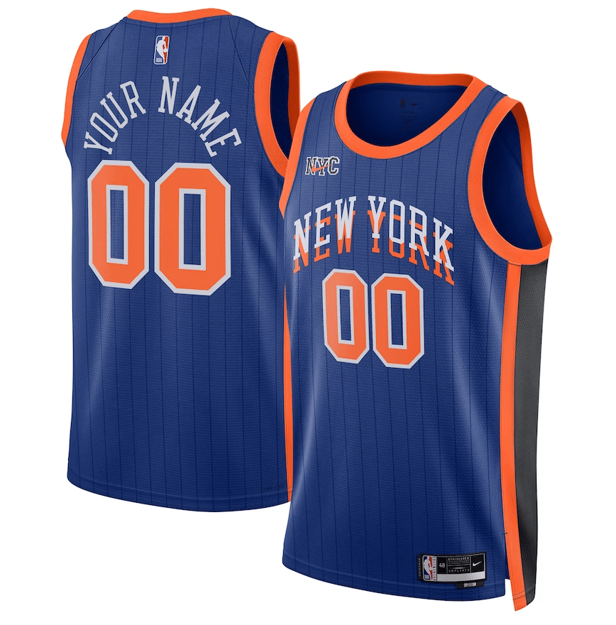 Custom New York Knicks 2023-24 City Edition Jersey
