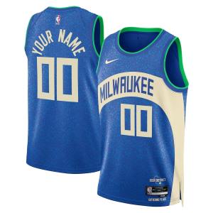 Custom Milwaukee Bucks 2023-24 City Edition Jersey