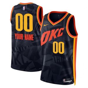 Custom Oklahoma City Thunder 2023-24 City Edition Jersey