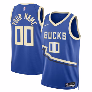 Custom Milwaukee Bucks 2024-25 City Edition Jersey