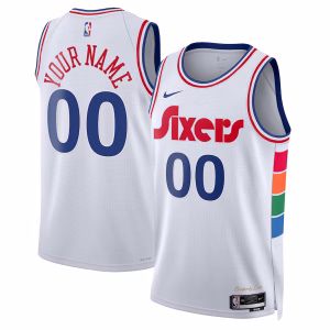 Custom Philadelphia 76ers 2024-25 City Edition Jersey