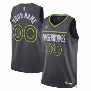 Custom Minnesota Timberwolves 2025-26 Statement Jersey