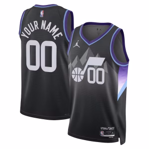 Custom Utah Jazz 2025-26 Statement Edition Jersey