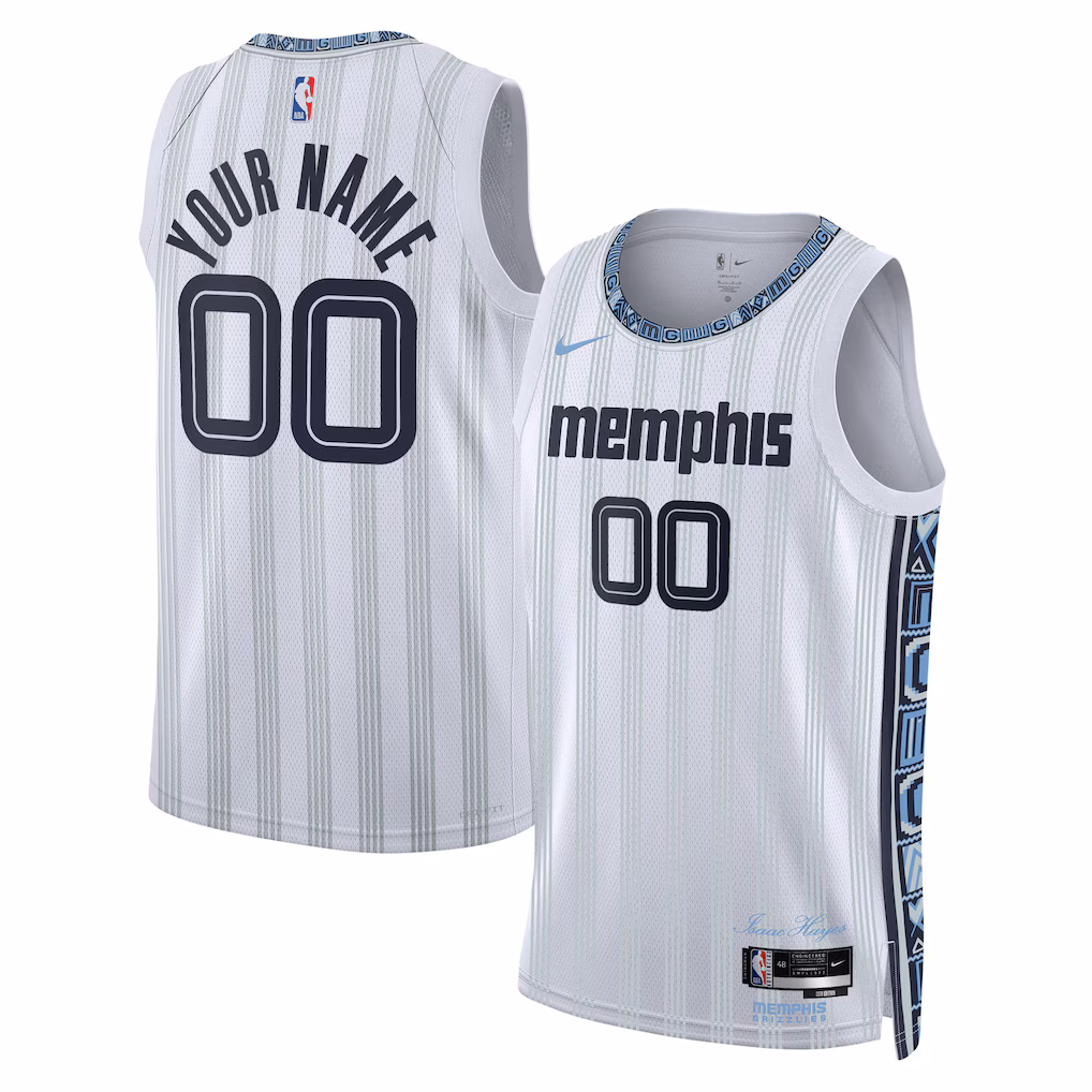 Custom Memphis Grizzlies 2025-26 City Edition Jersey