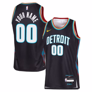 Custom Detroit Pistons 2025-26 City Edition Jersey