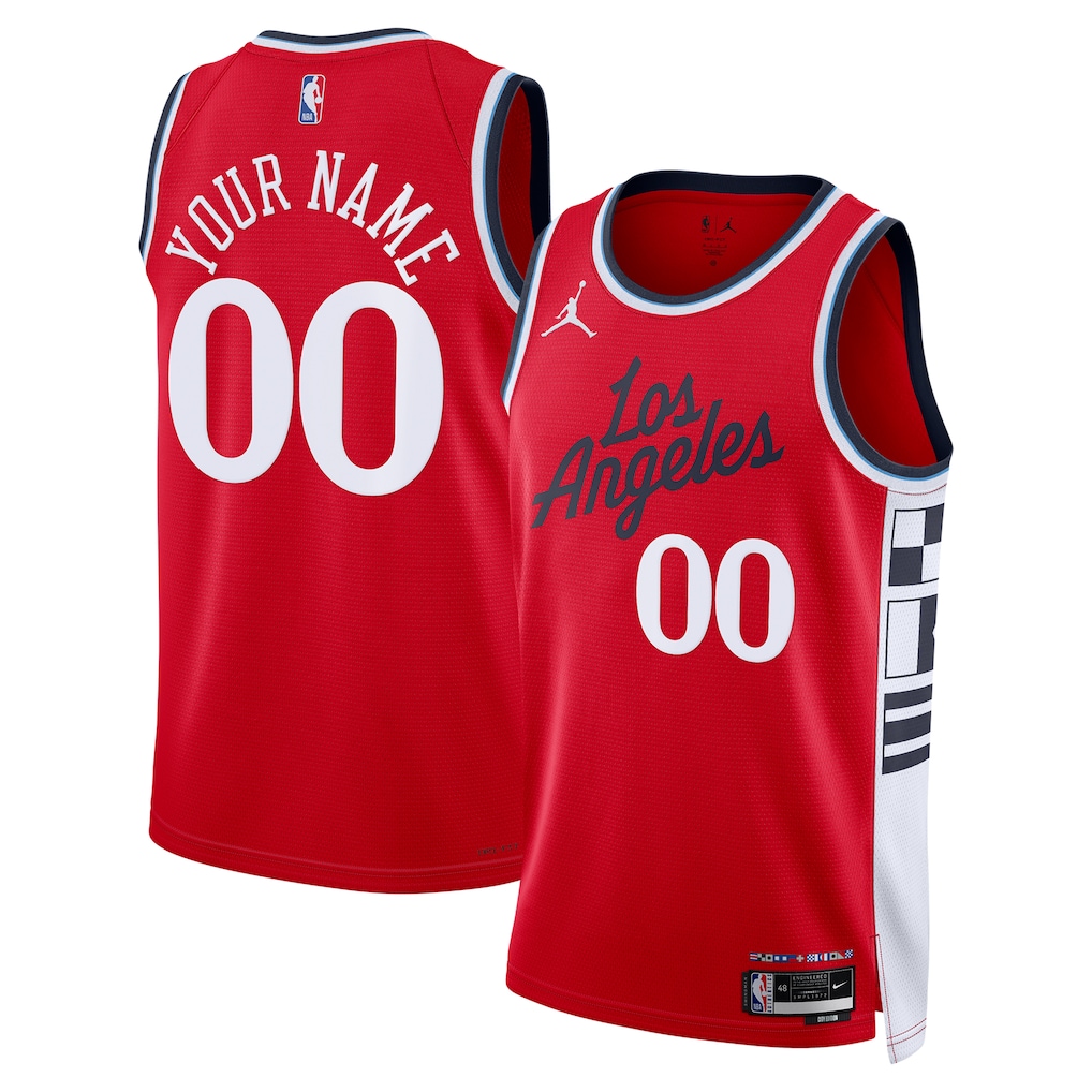 Custom Los Angeles Clippers 2025-26 Statement Jersey