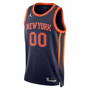 Custom New York Knicks 2025-26 Statement Edition Jersey