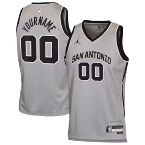 Custom San Antonio Spurs 2025-26 Statement Edition Jersey