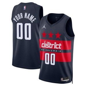 Custom Washington Wizards 2025-26 Statement Edition Jersey