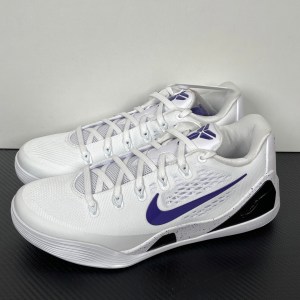 Kobe 9 Elite Low Protro White Court Purple