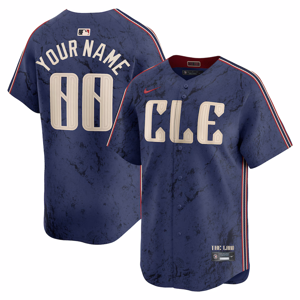 Custom Cleveland Guardians City Connect Jersey