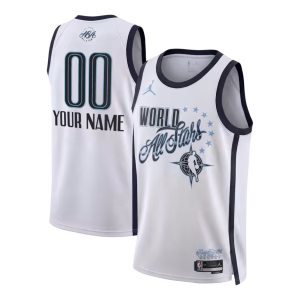 Custom 2025-26 All-Star Jersey White